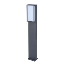 Lampione Da Giardino Qubo Antracite Lutec Led 18w Ip54