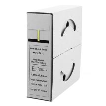 Offgridtec Tubo Termoretraibile, 10 M, 1,2 Mm0,6 Mm, Giallo/verde, Scatola Dispenser Per Auto 2:1