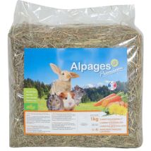 Animallparadise - Foin Alpage, Carotte Et Pissenlit, 1 Kg, Pour Rongeur.