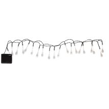 Rgb Led Lampe Solaire Extérieure Enfichable Goutte De Sol Piquet Jardin Décoratif Guirlande Lumineuse Lampe, Ip44, 20x Led