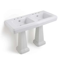 Retro-Waschbecken – 130 x 55 x 18 cm – Keramik – 25 Jahre Garantie