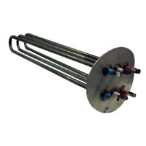 Calentador De Inmersión Trifásico, Toda La Corriente 5000w - 230/400v (brida Curva)