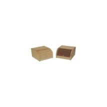 Portapane Con Serrandina In Legno Di Pino