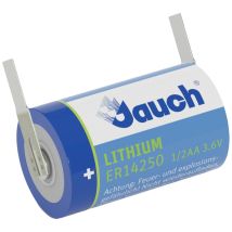 Jauch Quartz - Er 14250j-t Batteria Speciale 1/2 Aa Linguette A Saldare A U Litio 3.6 V 1200 Mah 1 Pz.