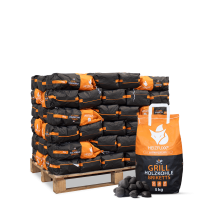 Heizfuxx Grillbriketts 5kg X 60 Sack 300kg 60er