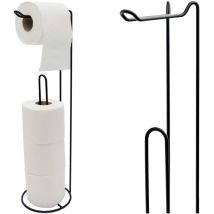 Soporte Para Papel Higiénico Negro De 54 Cm