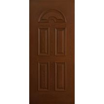 Pannello Per Porta Blindata Con Arco In Vetroresina Da Esterno Noce 90x210