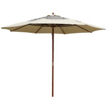 Ombrellone Tondo Da Giardino 350 Cm In Legno Sun Top Scottish Garden Deluxe Collection