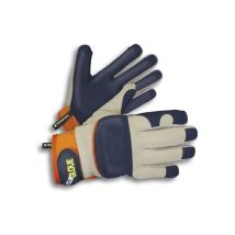 Treadstone – Leather Palm Gloves – Soft Goatskin – Lined Spandex – Hook and Loop Wrist Straps – Gardening & Dexterity
