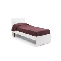Argonauta - Letto Singolo Bianco Frassinato Per Cameretta Cm 200x85xh 98