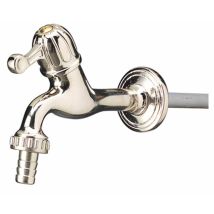 Bel-fer - Rubinetto Per Fontana Da Giardino In Ottone Cromato Belfer Rub/011c