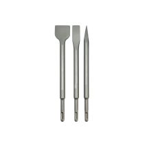Set scalpelli SDS 3 unità in acciaio temprato 14x250 mm – Compatibile con perforatori – VATTON