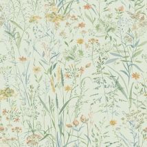 Grandeco Free Flower Sage Wallpaper Floral Botanical Textured Paste The Wall
