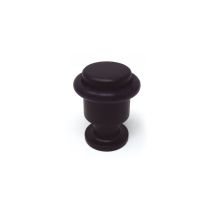 Tope Puerta Redondo Mod. Ansu – Negro Industrial – Ø20x35 mm
