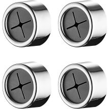 Minkurow 4 Ganchos Autoadhesivos Para Toallas, Ganchos Redondos Para Toallas Autoadhesivos Para Baño, Cocina Y Hogar, No Requiere Taladrar