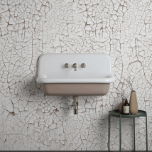 Lavabo Scolastico In Ceramica Smaltata - 90 Cm - True Colors - Tortora (tortora 1019)