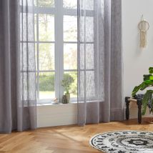 Sandgestrahlter Gewebter Vorhang Alton 140 X 240 Cm Atmosphera - Grau - Gris