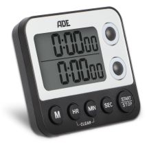Elektronischer Küchentimer Von Ade, 2 Messbereiche, Bis Zu 99 Stunden, 9 × 2 × 8 Cm, Schwarz