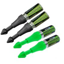 Marxman - Green Standard X2 Chalk Black Deep X2 Marking Pen Hole Marking Tool Set