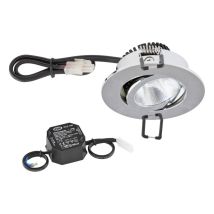 Evn Lichttechnik P-led Deckeneinbauleuchte 3000k 230v Rund Chr Pc20n61102