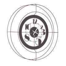 Horloge murale vintage – Diamètre 90 cm – Métal laqué – Arti E Mestieri