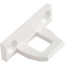 Arlu - Schließblech Zu Oberlichtschnapper Alu Überschlaghöhe 3 Mm Weiß Ral 9010