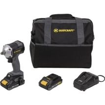 Rodcraft - Clé À Chocs Sans Fil Rc 9067 K2 20v 2ah 12,5mm (1/2 Pouce) A4-kt.300 Nm