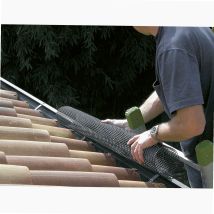 Rohrnetz für Dachrinne – Set von 5 Stück – Polyethylen – Ø 12 bis 15 cm – Maschen: 12 x 5 mm