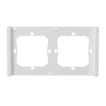 Rahmen Für M5 80 Schalter, Doppelt, 2-fach, Sonoff M5-2c-80-fw (weiß)