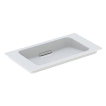 Keramag – Lavabo Geberit ONE per mobili 750mm, senza foro rubinetto, KeraTect, bianco – 500.391.01.1