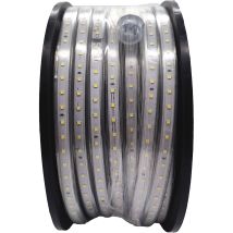Led's Work Led Lichtschlauch Außen Wasserdicht - Lichterschlauch Ideal Für Die Baustelle Und Zur Außenbeleuchtung, 50m 40000lm 5000k, 370w