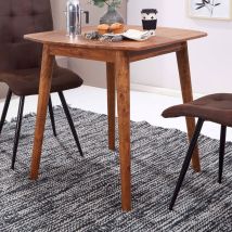 13casa - Table 80x80x78 Cm En Bois De Sheesham Massif