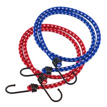 Kestek - Gepäckspanner Set 2stk 8 Mm X 80 Cm, Spanngummi, Gummispanner Mit Haken