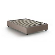 Talamo Italia - Letto Piazza E Mezza Nicole, Letto Contenitore Con Rivestimento In Tessuto, 100% Made In Italy, Apertura Frontale, Adatto Per 