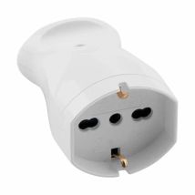 Steckdose Typ L Weiß – 2P+T – 250 V – 16 A – 6 Stück – Poly Pool