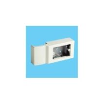 Caja de alumbrado de 3 módulos ABS IP40 blanca RAL 9001 – Ideal para instalaciones eléctricas en viviendas y comercios