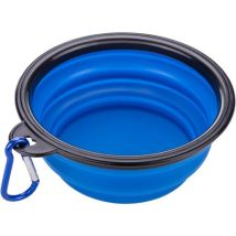 Primematik - Faltbare Gummischale 350 Ml Blau