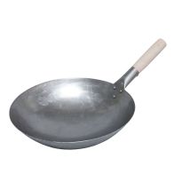 Wok Set 5-teilig Mit Rundem Wok, Schöpfkelle, Wendekelle, Sieb Und Wokhalter 207013 - Monolith