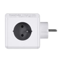 Allocacoc Powercube Original Typ E Innenbereich 5-polig Ac Grau Mehrfachsteckdose - Mehrfachsteckdosen (innenbereich, 5-polig Ac, Typ E (fr), Grau, Ce