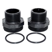 Kripsol – Kit racord enlace 2" para filtros – Termoplástico inyectado – Color negro