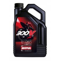 Aceite Motul Original 300v 15w50 4l 4t Sintético Para Motocicletas, Quads Y Motocross.