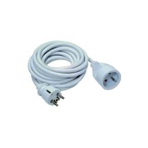 Verlängerung 3g1,5mm² Pvc 5m Weiß Schrumpf - Profil