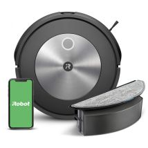 iRobot Roomba Combo j5 – Staubsauger-/Wischroboter – 276 l Staubkapazität – 210 l Wassertank – Lithium-Ionen-Akku – 2210 mAh – 87 mm Höhe – 338 mm 