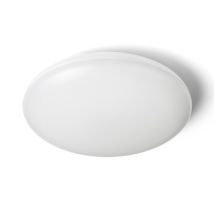 Plafoniera Sassari Da Soffitto Bianco Policarbonato/plastica 230v Led 24w Ip65 3000k