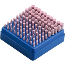 100 Pezzi Di Mole Abrasive Per Lucidatura, Montate Su Utensili Rotanti Dremel, Gambo Da 3 Mm