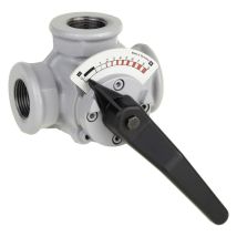 Resideo Mezclador De Manguito De Tres Vías Dr Gg 20, Gris, Pn 6, En Ángulo Dn 40, Dr40ma