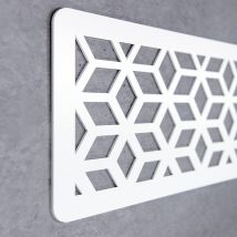 Cabecero Cama Decorativo Económico En Pvc - Tipo Forja. Modelo - France, 150cm X 60cm-negro - Aprint Decor