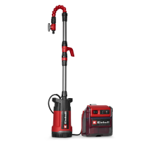Einhell Akku-klarwasserpumpe Ge-pp 36 Rb-a Li-solo Pxc (36 V, 3 Bar Förderdruck, 4500 L/h Fördermenge, Max. 30 M Förderhöhe, 2-in-1-pumpe, Inkl. 