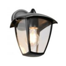 Applique da esterno VENTA nera H24 – 1 x E27 – IP44 – Metallo e vetro – 10W – 230V – 17 cm x 20 cm