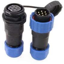 Connettore Circolare Impermeabile Ip68 Per Cavo Di Alimentazione Led, Presa, Filo, Montaggio A Pannello Elettrico, Connettore A Saldare (connettore 